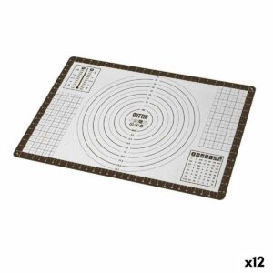 Tappetino da forno Quttin Silicone 40 x 60 cm (12 Unità)