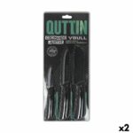 Set di Coltelli Quttin Bull Ceramica 3 Pezzi (2 Unità)