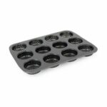 Stampo per Tortini Quttin 29 x 22 x 2,2 cm Perforato 8 Unità