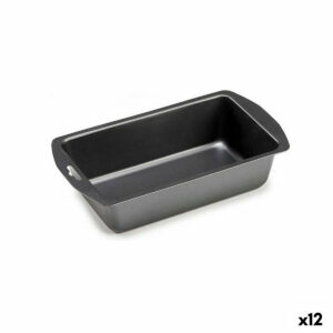 Stampo Rettangolare Kinvara Grigio scuro Acciaio inossidabile Acciaio al carbonio 13 x 6,3 x 30 cm 30 x 5,5 x 13 cm 13 x 5,5 x 3