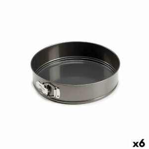 Stampo Removibile Kinvara Grigio scuro Metallo Acciaio al carbonio 28 x 6,5 x 28,5 cm (6 Unità)