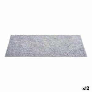 Sottopentola Kinvara Argentato Argento Plastica 30 % Poliestere 45 x 0,01 x 30 cm (12 Unità)