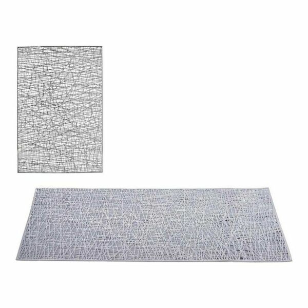 Sottopentola Kinvara Argentato Argento Plastica 30 % Poliestere 45 x 0,01 x 30 cm (12 Unità)