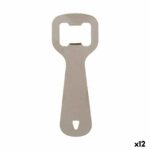 Apribottiglie Kinvara Argentato Argento Acciaio inossidabile 11 x 4 x 0,5 cm 11 x 18,5 x 0,05 cm (12 Unità)