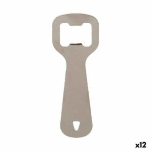 Apribottiglie Kinvara Argentato Argento Acciaio inossidabile 11 x 4 x 0,5 cm 11 x 18,5 x 0,05 cm (12 Unità)