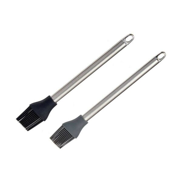 Pennello da Cucina Kinvara Silicone Acciaio inossidabile 28 x 4,5 X 2 cm (12 Unità)