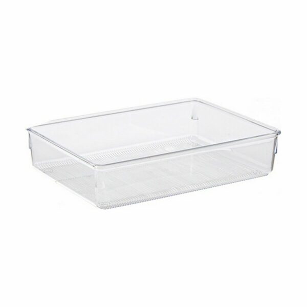 Contenitore per Sistemare Multiuso Trasparente Plastica 24 x 5,5 x 15,8 cm Multiuso (36 Unità)