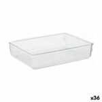 Contenitore per Sistemare Multiuso Trasparente Plastica 24 x 5,5 x 15,8 cm Multiuso (36 Unità)