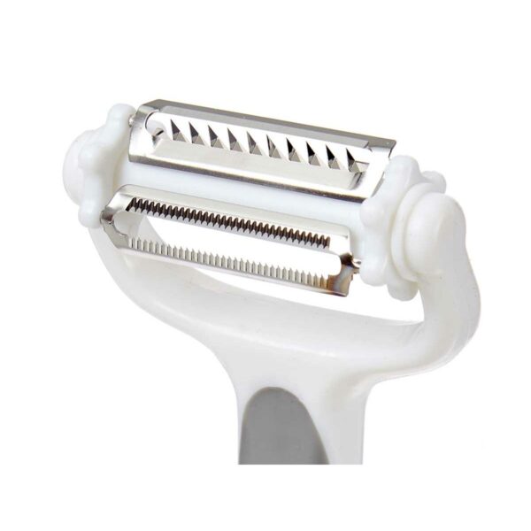 Sbucciatore Kinvara Bianco Grigio Acciaio inossidabile polipropilene TPR 12 x 3 x 22 cm 3 in 1 (12 Unità)