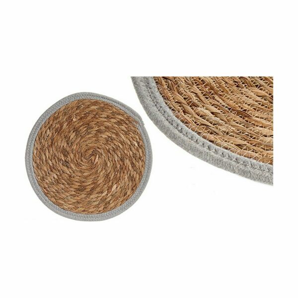 Sottopentola Gift Decor Grigio Naturale Fibra naturale 35 x 1 x 35 cm (48 Unità)