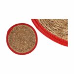 Sottopentola Gift Decor Rosso Naturale Fibra naturale 35 x 1 x 35 cm (48 Unità)
