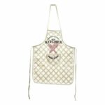 Set da Cucina Kinvara Bianco Poliestere 2 Pezzi