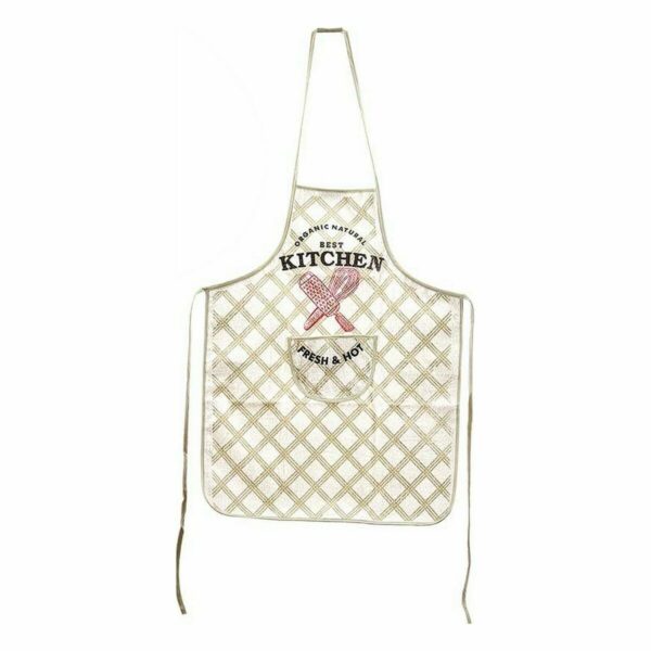 Set da Cucina Kinvara Bianco Poliestere 2 Pezzi