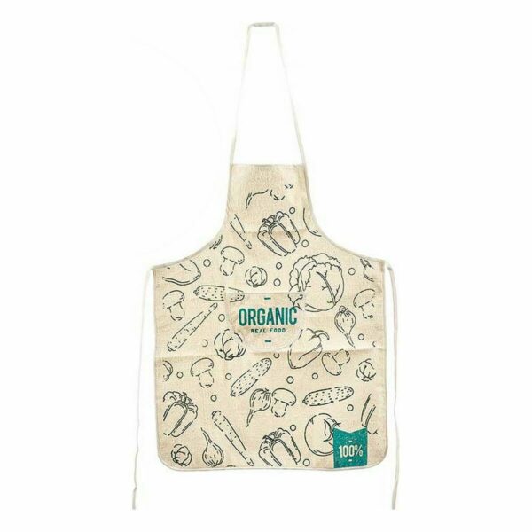 Set da Cucina Kinvara Organic Azzurro Bianco Poliestere 2 Pezzi