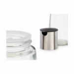 Oliera Vivalto Trasparente Argentato Argento Metallo Vetro Alluminio polipropilene 230 ml 7 x 17 x 7 cm (24 Unità)