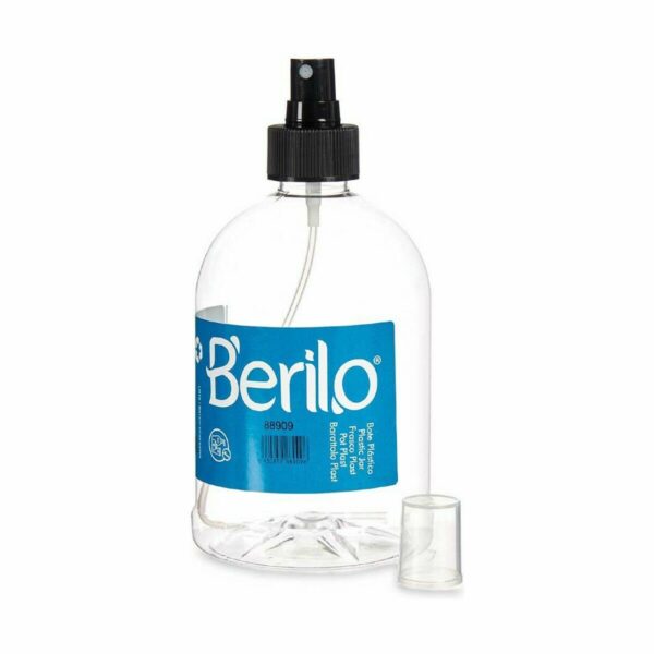 Spruzzatore Berilo Nero Trasparente Plastica 500 ml (12 Unità)