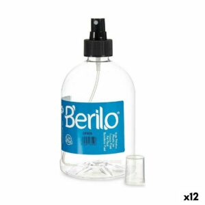 Spruzzatore Berilo Nero Trasparente Plastica 500 ml (12 Unità)