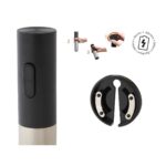 Cavatappi Elettrico per Bottiglie di Vino Kinvara Acciaio Plastica 4,6 x 22,8 x 4,6 cm (12 Unità)