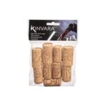 Set di tappi Kinvara Naturale Sughero 12 x 17 x 2,5 cm (12 Unità)