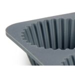 Teglia per Muffin Kinvara Grigio chiaro Grigio scuro 25,5 x 3 x 17,5 cm Muffin (6 Unità)