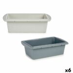Stampo per Dolci Kinvara Grigio chiaro Grigio scuro Silicone 1,5 L 16 x 7 x 27,5 cm Torta (6 Unità)