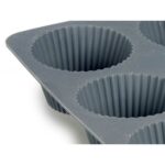 Teglia per Muffin Kinvara Grigio chiaro Grigio scuro 22 x 3 x 22 cm Muffin (6 Unità)