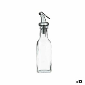 Oliera Vivalto Trasparente Vetro Silicone Acciaio polipropilene Plastica 180 ml 5 x 20 x 5 cm (12 Unità)