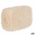 Spugna per il Corpo Berilo Bianco Beige 14 x 6,5 x 9 cm 9 x 14 x 6 cm (24 Unità)