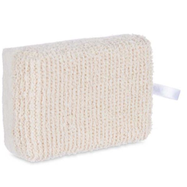 Spugna per il Corpo Berilo Bianco Beige 14 x 5 x 9 cm (24 Unità)