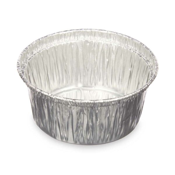 Stampo per Budino Kinvara Argentato Alluminio 8,5 x 8 x 8,5 cm Monouso Rotondo (12 Unità)