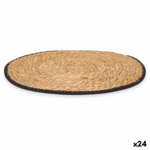 Sottopentola Kinvara Nero Cotone Alghe marine 35 x 0,6 x 35 cm (24 Unità)