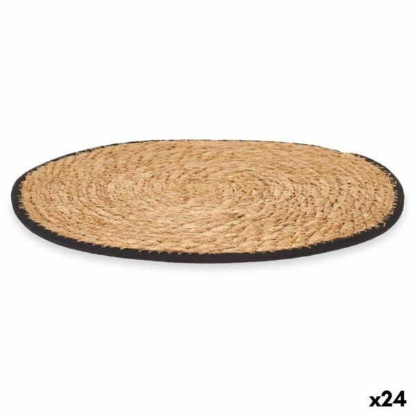 Sottopentola Kinvara Nero Cotone Alghe marine 35 x 0,6 x 35 cm (24 Unità)