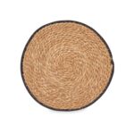 Sottopentola Kinvara Nero Cotone Alghe marine 35 x 0,6 x 35 cm (24 Unità)