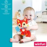 Peluche con Sonagli Winfun Volpe 13,5 x 26,5 x 7,5 cm (6 Unità)