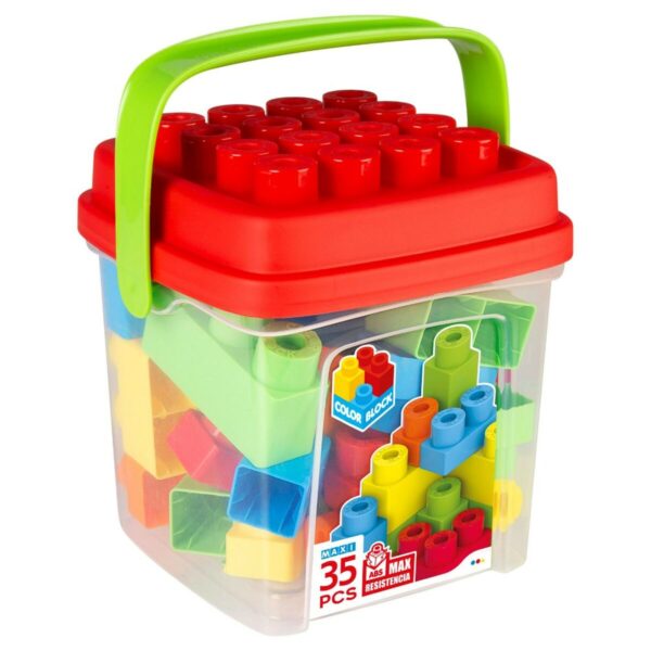 Set di Costruzioni Color Block Basic Secchio 35 Pezzi (6 Unità)