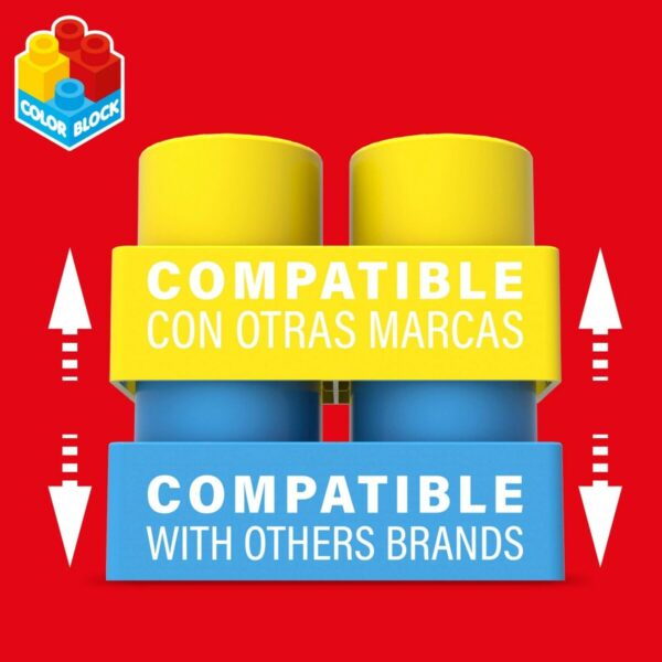 Set di Costruzioni Color Block Basic Secchio 35 Pezzi (6 Unità)