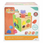 Puzzle di Legno per Bambini Woomax 15 x 15 x 15 cm (6 Unità)