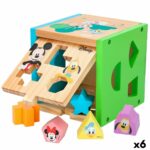 Puzzle di Legno per Bambini Disney 14 Parti 15 x 15 x 15 cm (6 Unità)