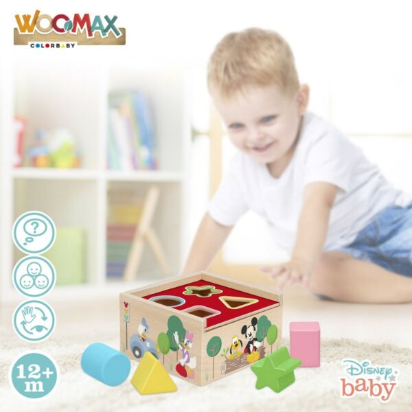 Puzzle di Legno per Bambini Disney 5 Pezzi 13,5 x 7,5 x 13 cm (6 Unità)