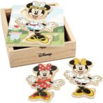 Puzzle di Legno per Bambini Disney + 2 Anni 19 Pezzi (12 Unità)