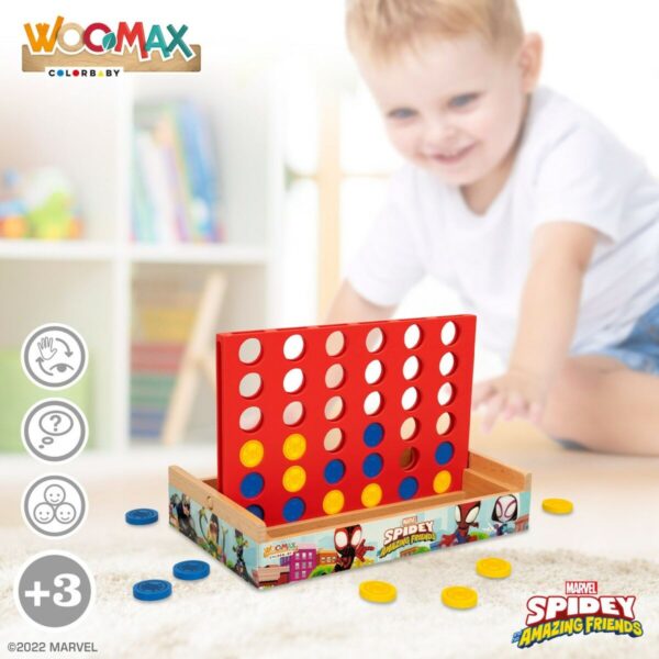 Tris a 4 Spidey 24 x 16 x 15 cm (6 Unità)