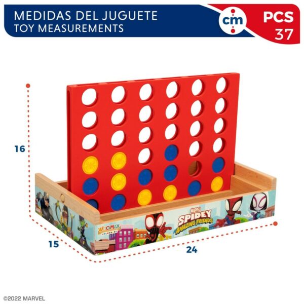 Tris a 4 Spidey 24 x 16 x 15 cm (6 Unità)