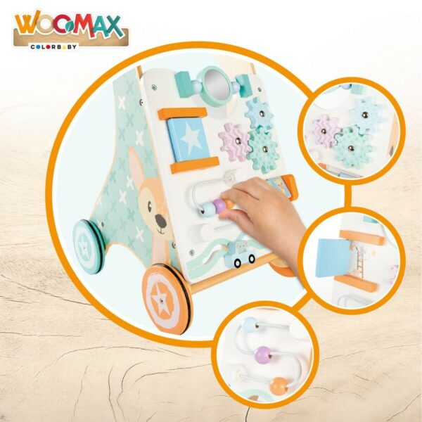Deambulatore con ruote Woomax Centro di attività 2 Unità 29,5 x 47 x 33 cm