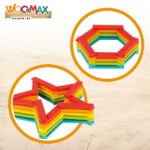 Set di Costruzioni Woomax 100 Pezzi 10 x 0,5 x 1,8 cm (6 Unità)