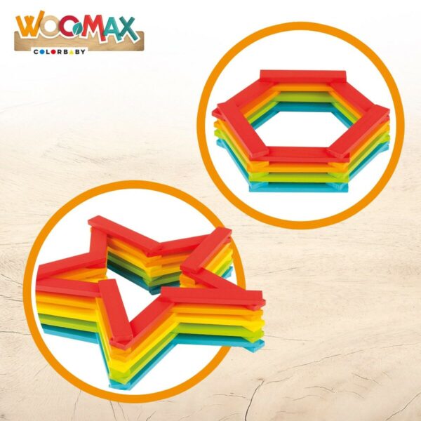 Set di Costruzioni Woomax 100 Pezzi 10 x 0,5 x 1,8 cm (6 Unità)
