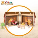 Playset Woomax Fattoria 9 Pezzi 4 Unità 19 x 18 x 19 cm
