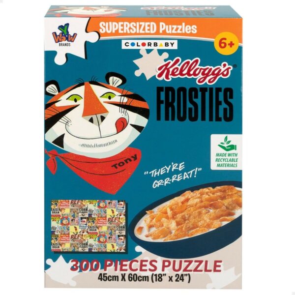 Puzzle Colorbaby Kellogg's Frosties 300 Pezzi 6 Unità 60 x 45 x 0,1 cm