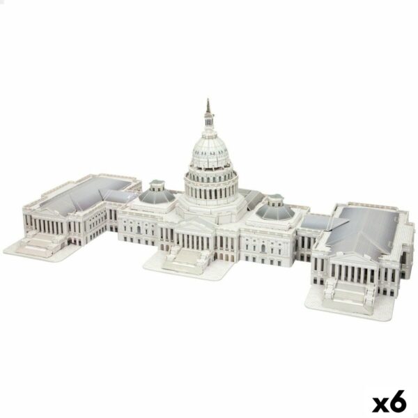 Puzzle 3D Colorbaby Capitolio 126 Pezzi 52,5 x 20,5 x 23,5 cm (6 Unità)