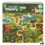 Puzzle per Bambini Colorbaby 4 in 1 174 Pezzi Fattoria 68 x 68 cm (6 Unità)