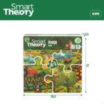 Puzzle per Bambini Colorbaby 4 in 1 174 Pezzi Fattoria 68 x 68 cm (6 Unità)